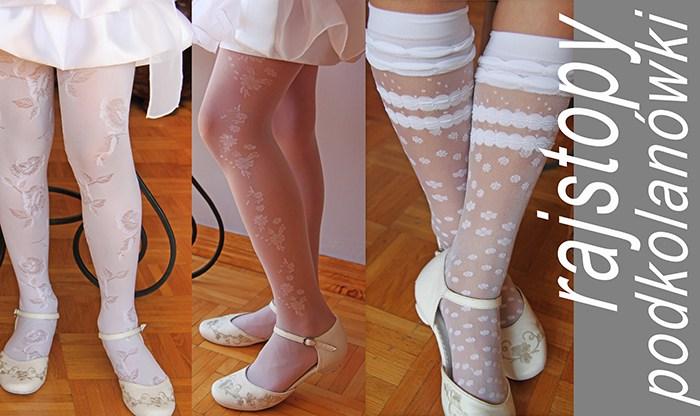 Rajstopy i podkolanówki komunijne